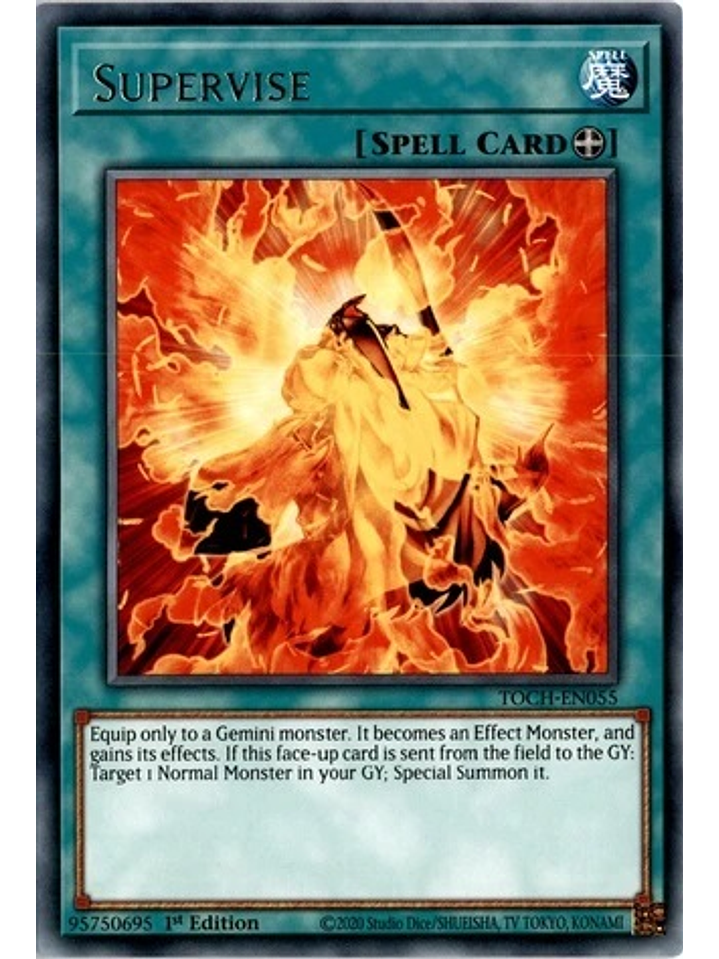 Supervise - TOCH-EN055 - Rare 1st Edition 1