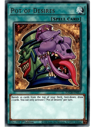 Pot of Desires - TOCH-EN057 - Rare 1st Edition