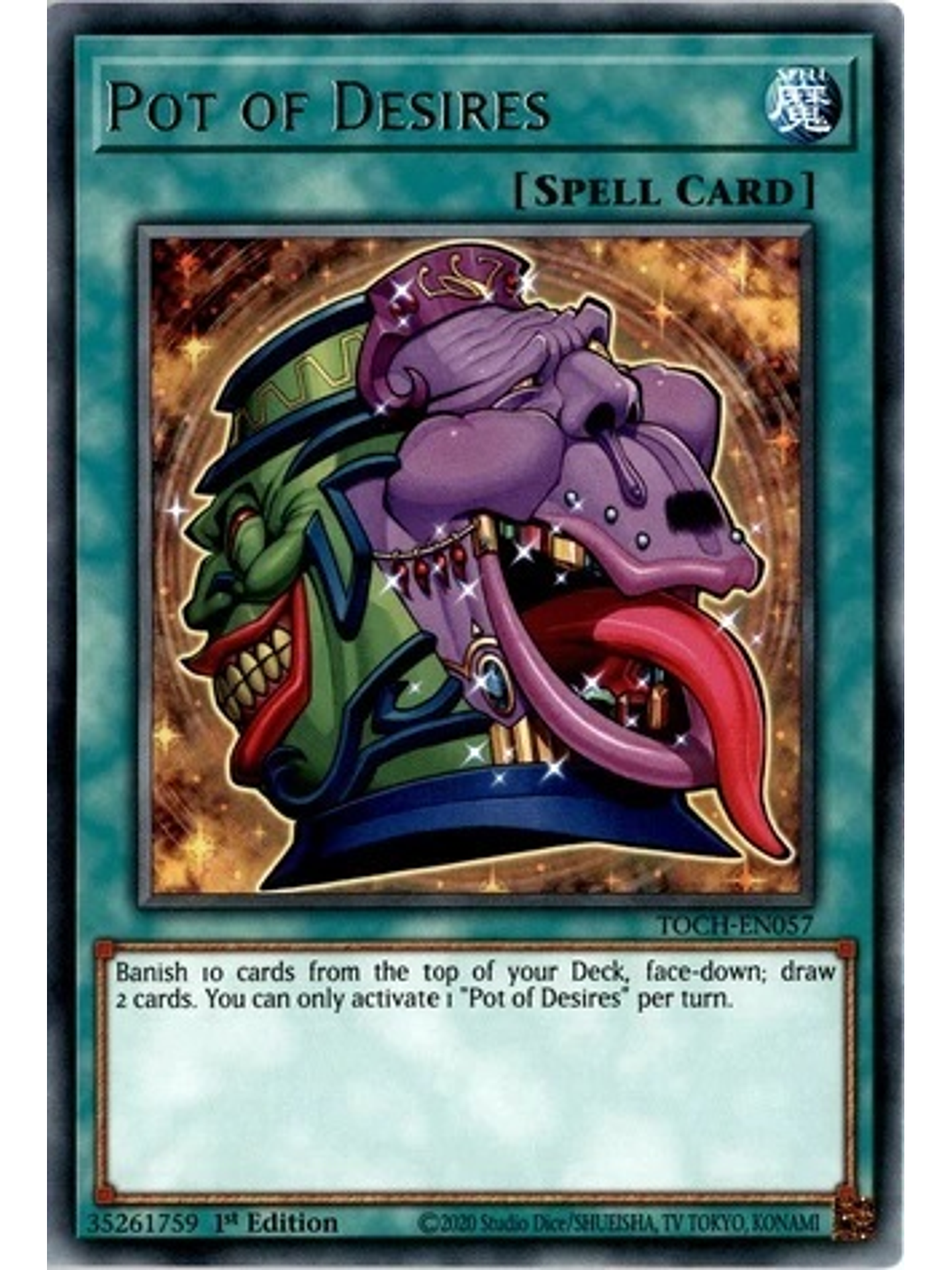 Pot of Desires - TOCH-EN057 - Collectors Rare 1st Edition 1