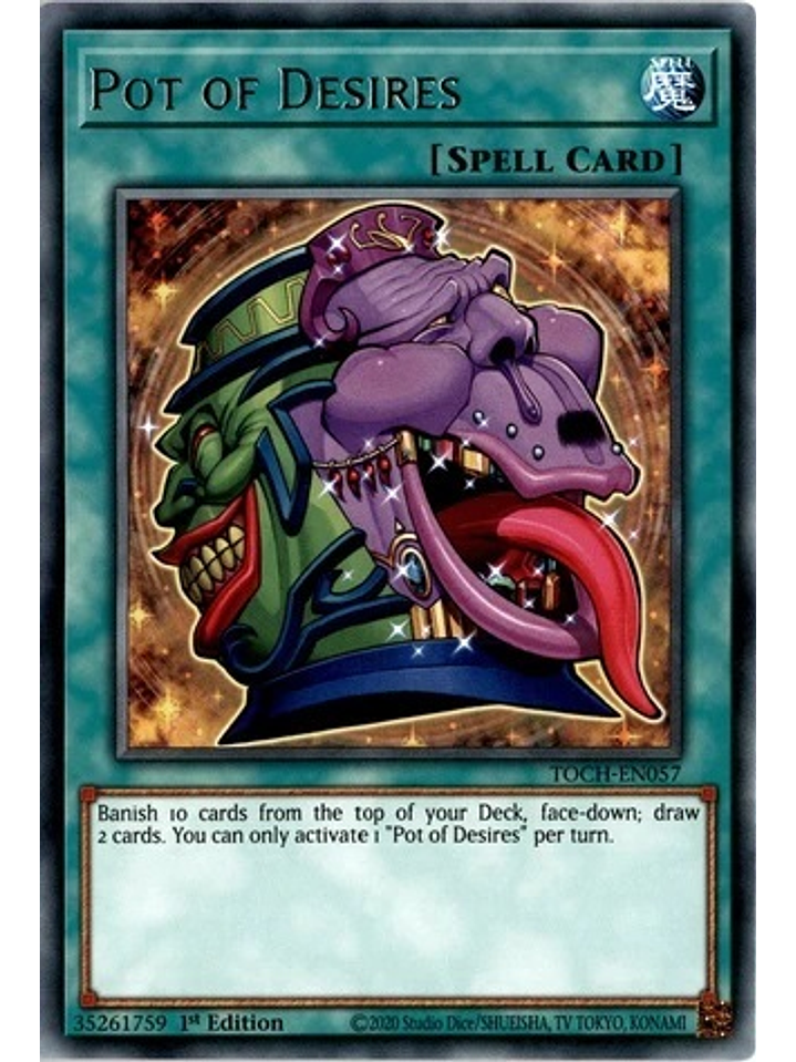 Pot of Desires - TOCH-EN057 - Collectors Rare 1st Edition 1