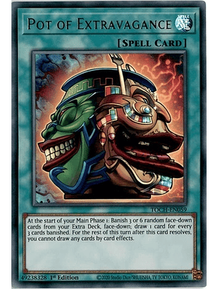 Pot of Extravagance - TOCH-EN059 - Ultra Rare 1st Edition