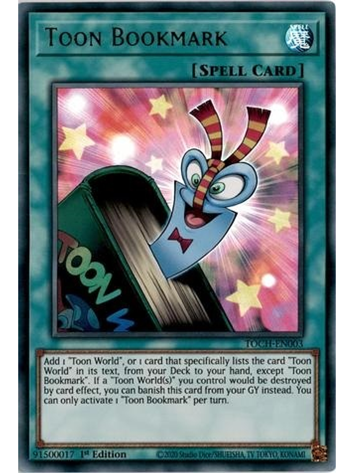 Toon Bookmark - TOCH-EN003 - Collectors Rare 1st Edition 1