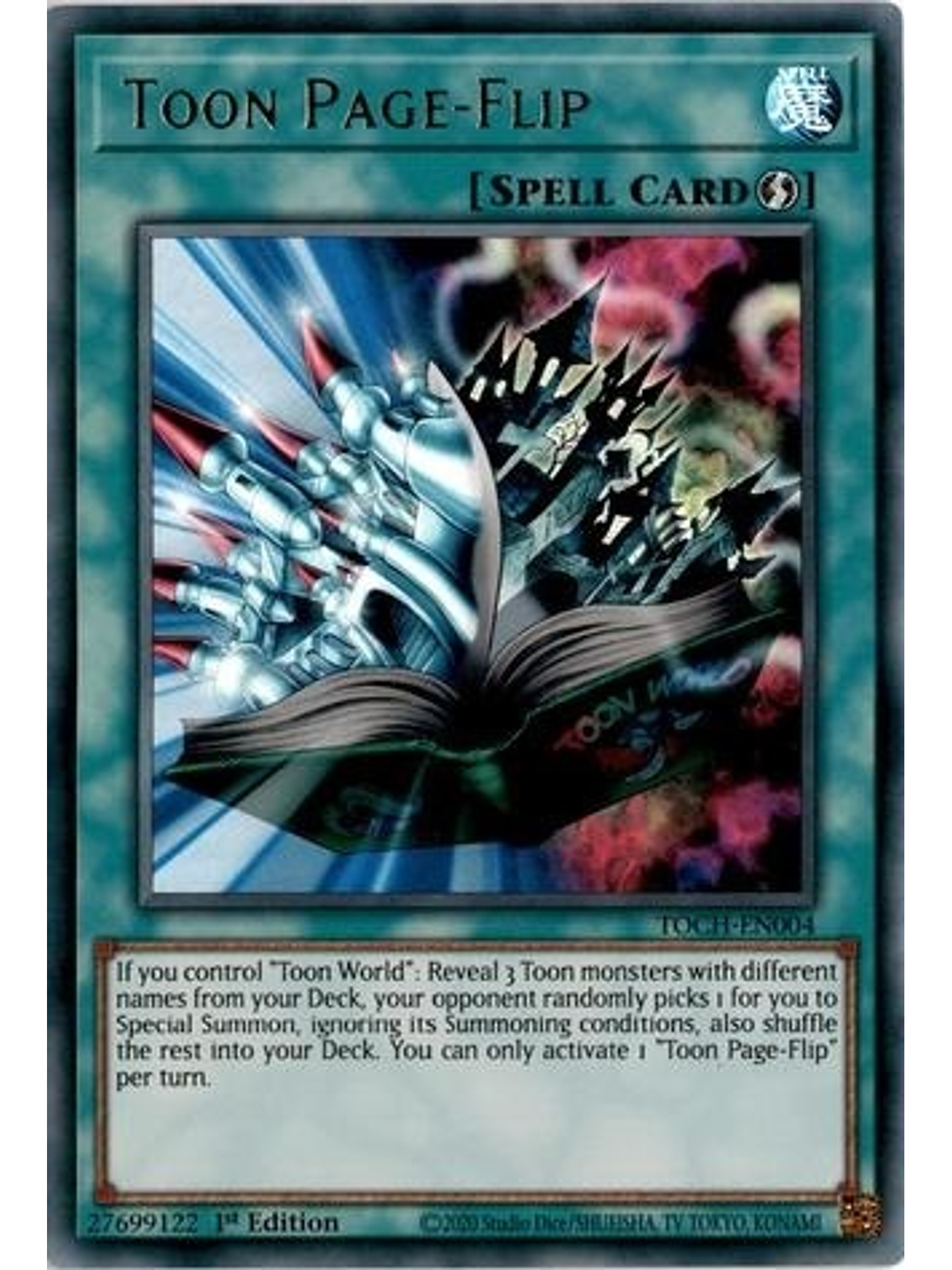 Toon Page-Flip - TOCH-EN004 - Collectors Rare 1st Edition 1