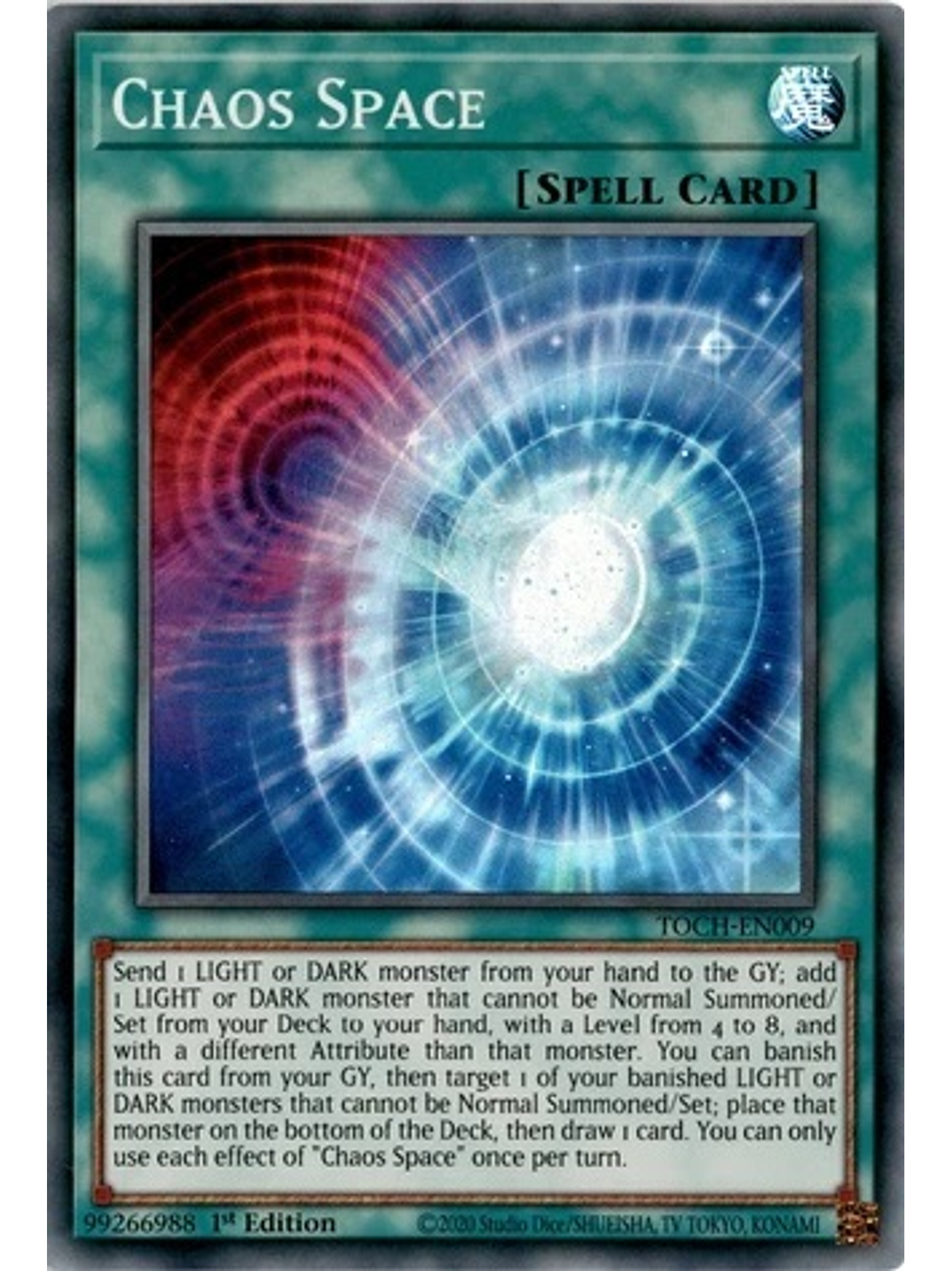 Chaos Space - TOCH-EN009 - Collectors Rare 1st Edition 1