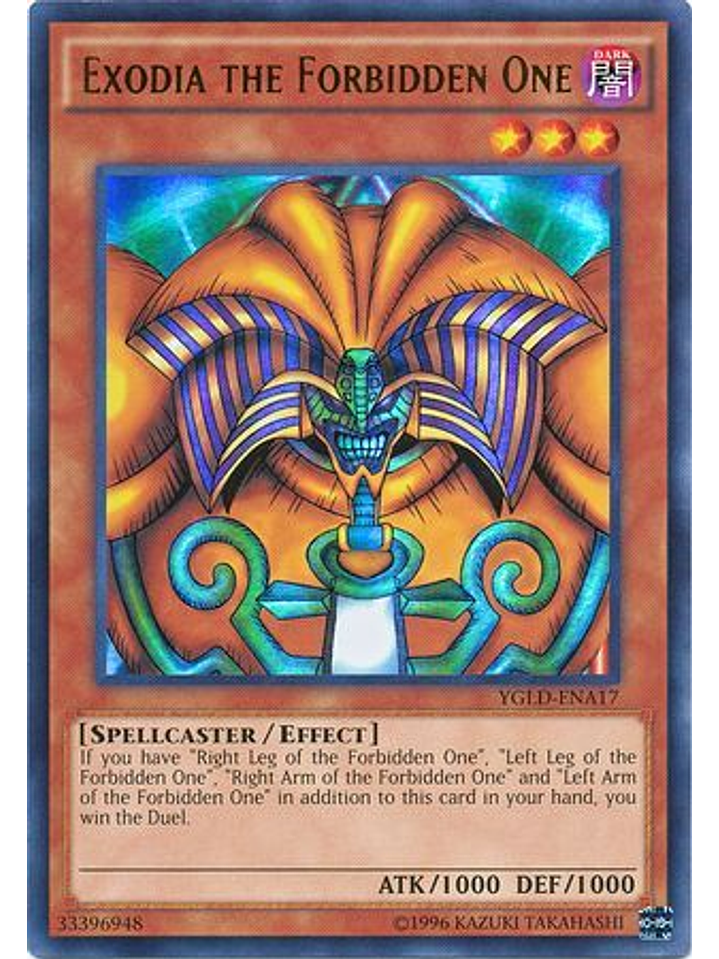Exodia the Forbidden One - YGLD-ENA17 - Ultra Rare Unlimited 1