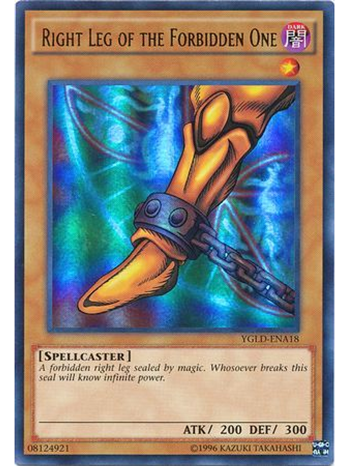 Right Leg of the Forbidden One - YGLD-ENA18 - Ultra Rare Unlimited 1