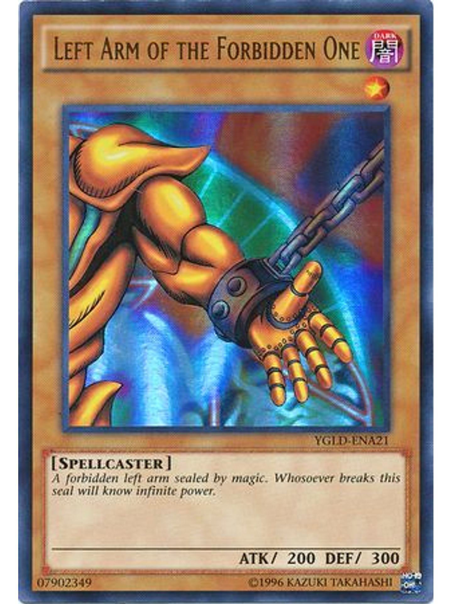 Left Arm of the Forbidden One - YGLD-ENA21 - Ultra Rare Unlimited 1