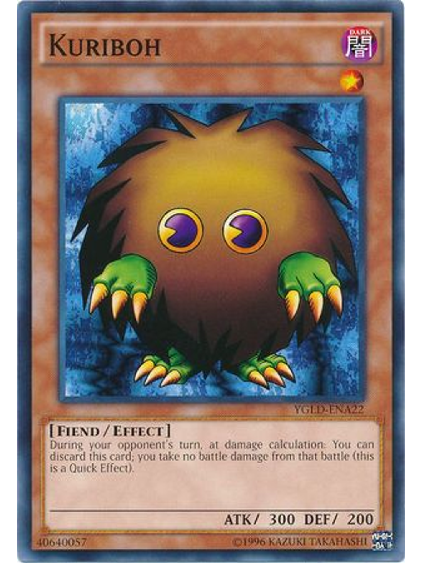 Kuriboh - YGLD-ENA22 - Common Unlimited 1