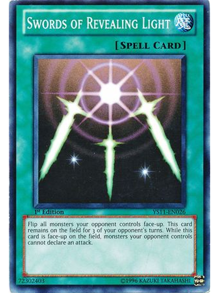 Swords of Revealing Light - YGLD-ENA24 - Common Unlimited 1