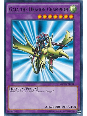 Gaia the Dragon Champion - YGLD-ENA41 - Common Unlimited