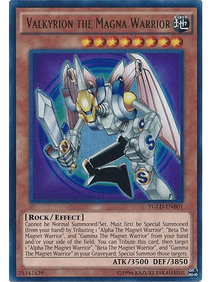 Valkyrion the Magna Warrior - YGLD-ENB01 - Ultra Rare Unlimited