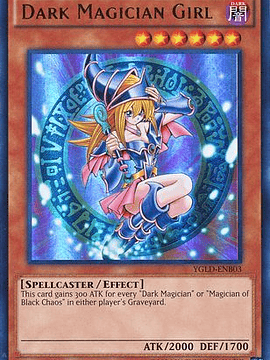 Dark Magician Girl - YGLD-ENB03 - Ultra Rare Unlimited