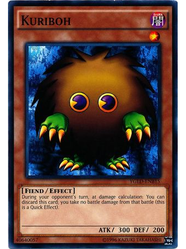 Kuriboh - YGLD-ENB15 - Common Unlimited 1