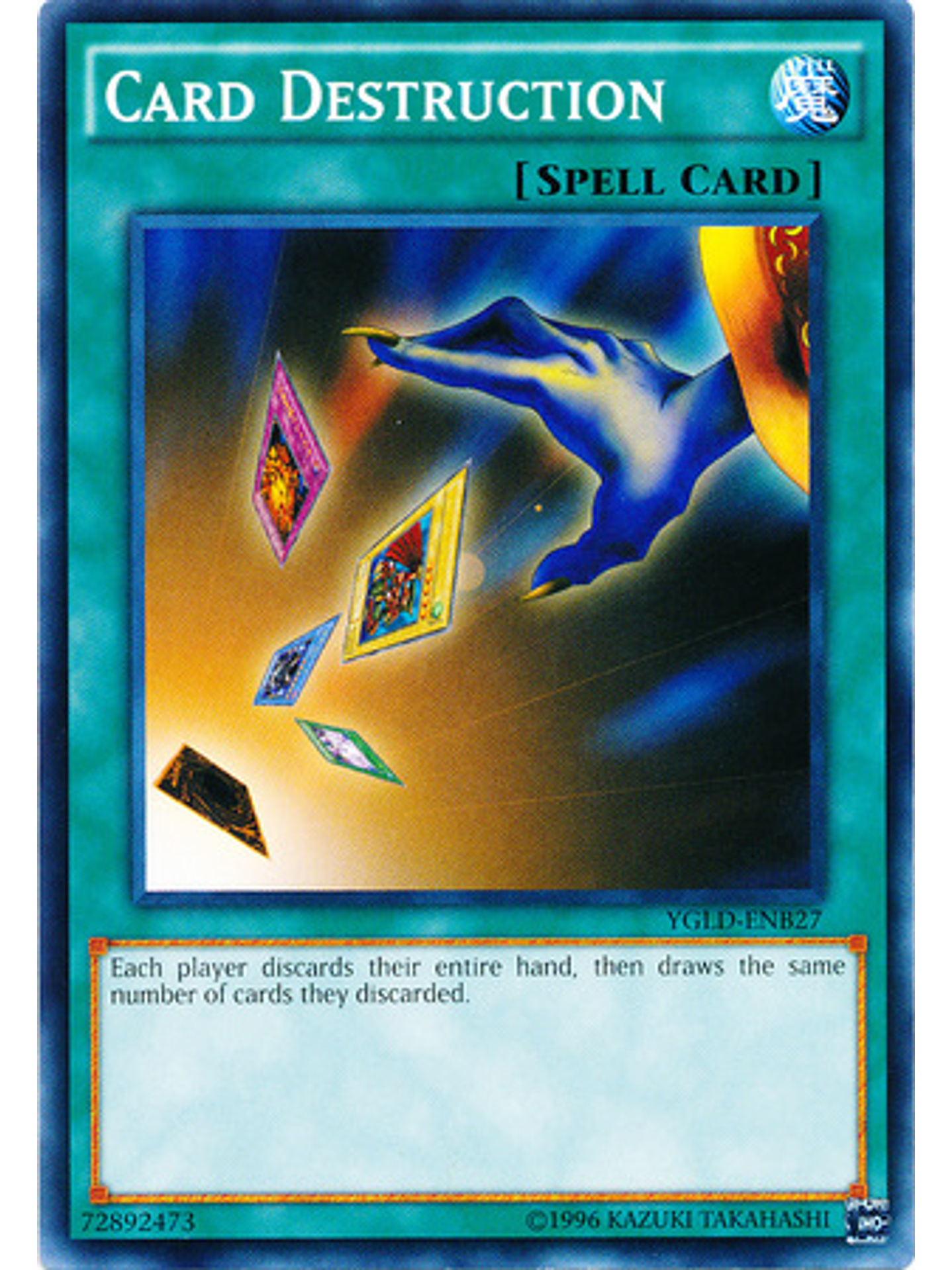 Card Destruction - YGLD-ENB27 - Common Unlimited 1
