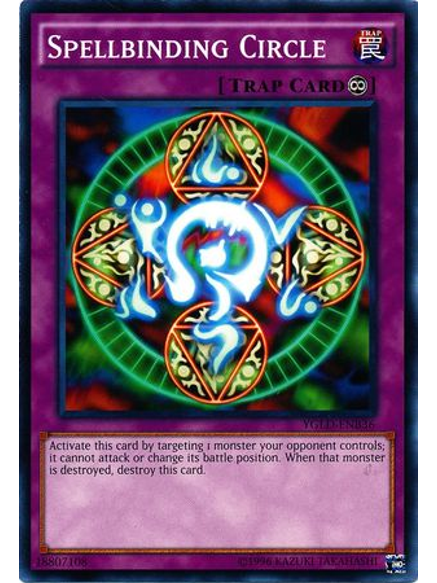 Spellbinding Circle - YGLD-ENB36 - Common Unlimited 1