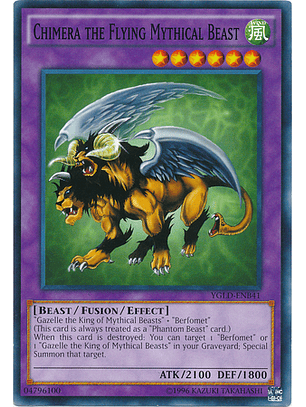 Chimera the Flying Mythical Beast - YGLD-ENB41 - Common Unlimited