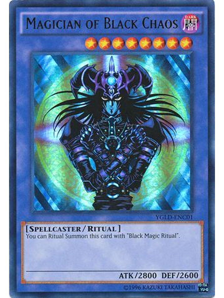 Magician of Black Chaos - YGLD-ENC01 - Ultra Rare Unlimited 1