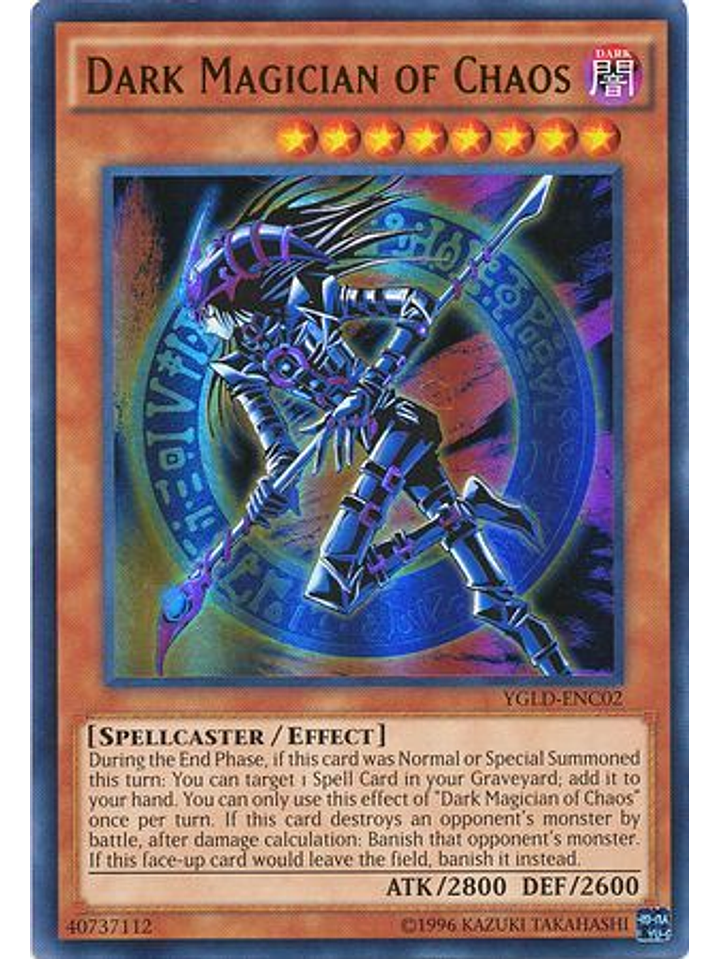 Dark Magician of Chaos - YGLD-ENC02 - Ultra Rare Unlimited 1