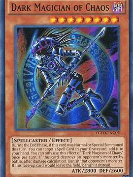 Dark Magician of Chaos - YGLD-ENC02 - Ultra Rare Unlimited
