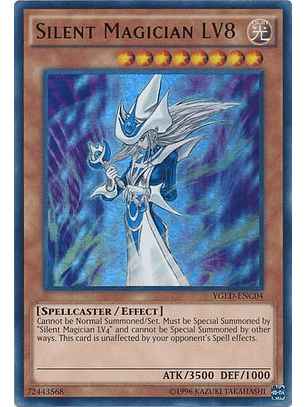 Silent Magician LV8 - YGLD-ENC04 - Ultra Rare Unlimited