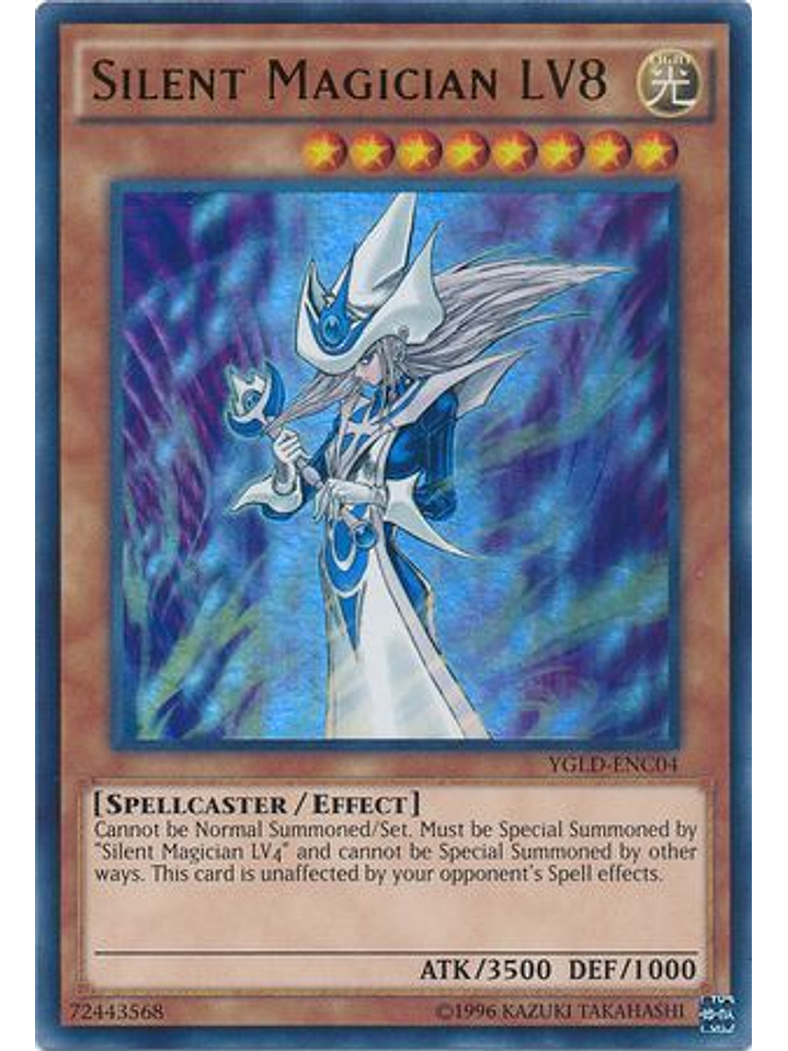 Silent Magician LV8 - YGLD-ENC04 - Ultra Rare Unlimited 1
