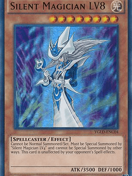 Silent Magician LV8 - YGLD-ENC04 - Ultra Rare Unlimited