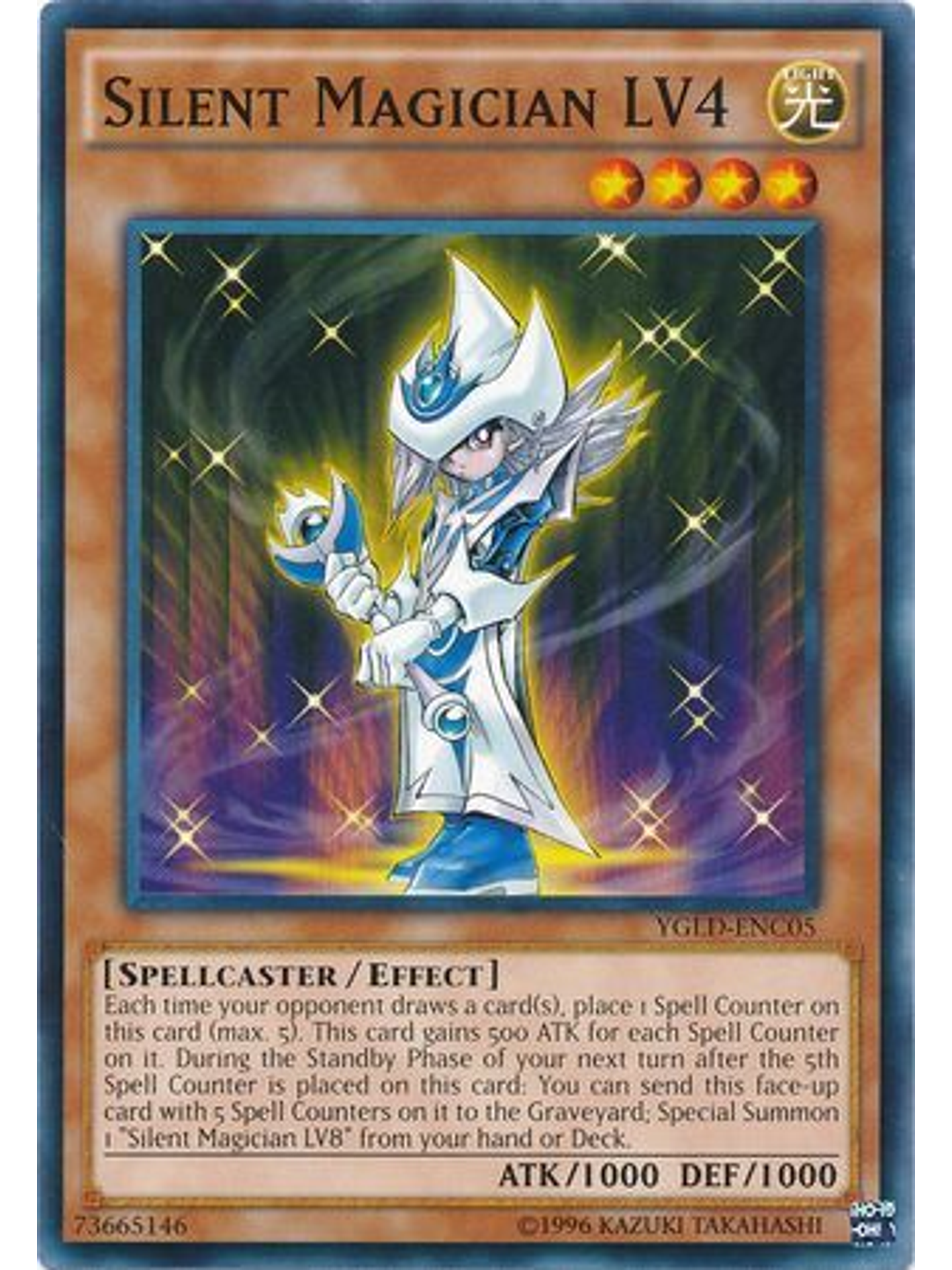 Silent Magician LV4 - YGLD-ENC05 - Common Unlimited 1