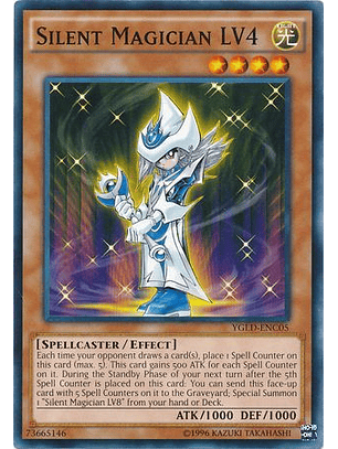 Silent Magician LV4 - YGLD-ENC05 - Common Unlimited
