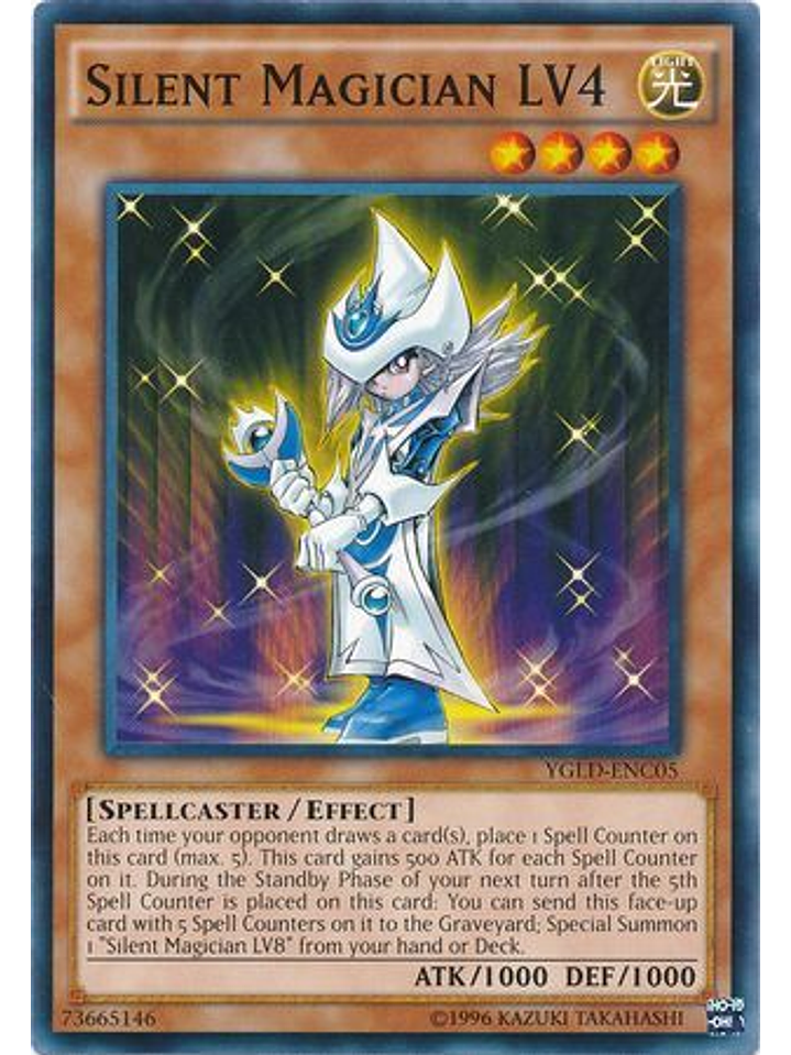 Silent Magician LV4 - YGLD-ENC05 - Common Unlimited 1