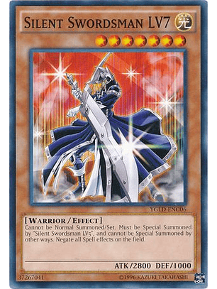 Silent Swordsman LV7 - YGLD-ENC06 - Common Unlimited