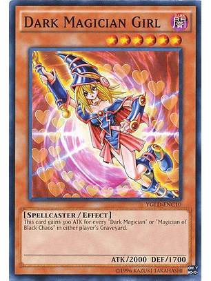 Dark Magician Girl - YGLD-ENC10 - Common Unlimited