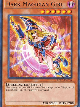 Dark Magician Girl - YGLD-ENC10 - Common Unlimited