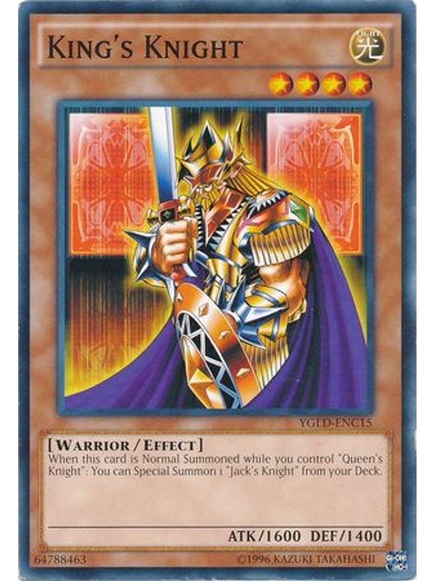 King's Knight - YGLD-ENC15 - Common Unlimited 1