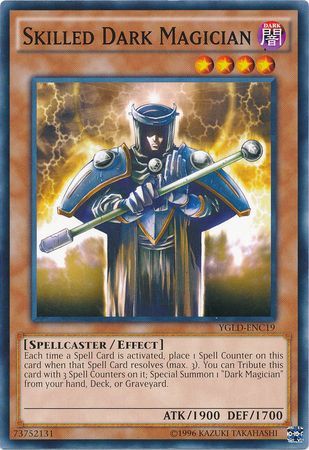 Skilled Dark Magician - YGLD-ENC19 - Common Unlimited