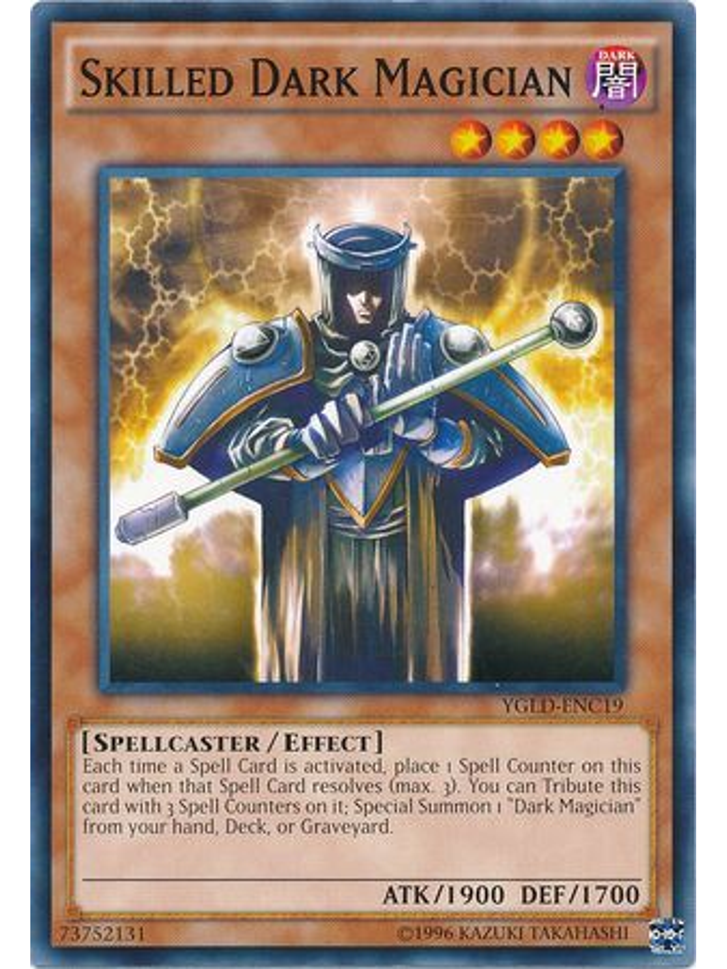 Skilled Dark Magician - YGLD-ENC19 - Common Unlimited 1