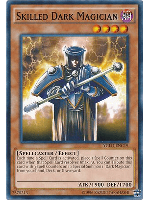 Skilled Dark Magician - YGLD-ENC19 - Common Unlimited