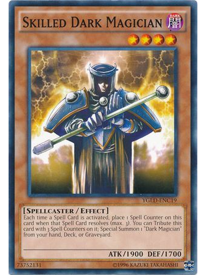 Skilled Dark Magician - YGLD-ENC19 - Common Unlimited 1