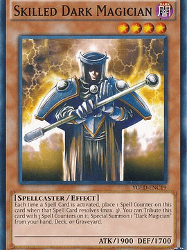 Skilled Dark Magician - YGLD-ENC19 - Common Unlimited