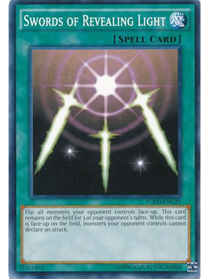 Swords of Revealing Light - YGLD-ENC25 - Common Unlimited 1