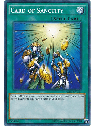 Card of Sanctity - YGLD-ENC27 - Common Unlimited