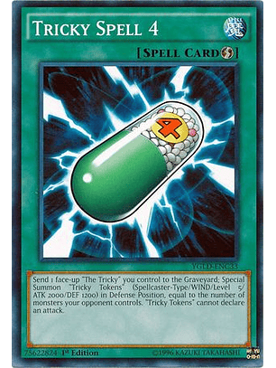 Tricky Spell 4 - YGLD-ENC33 - Common Unlimited