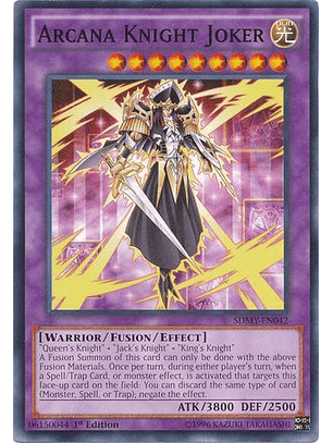 Arcana Knight Joker - SDMY-EN042 - Common 1st Edition