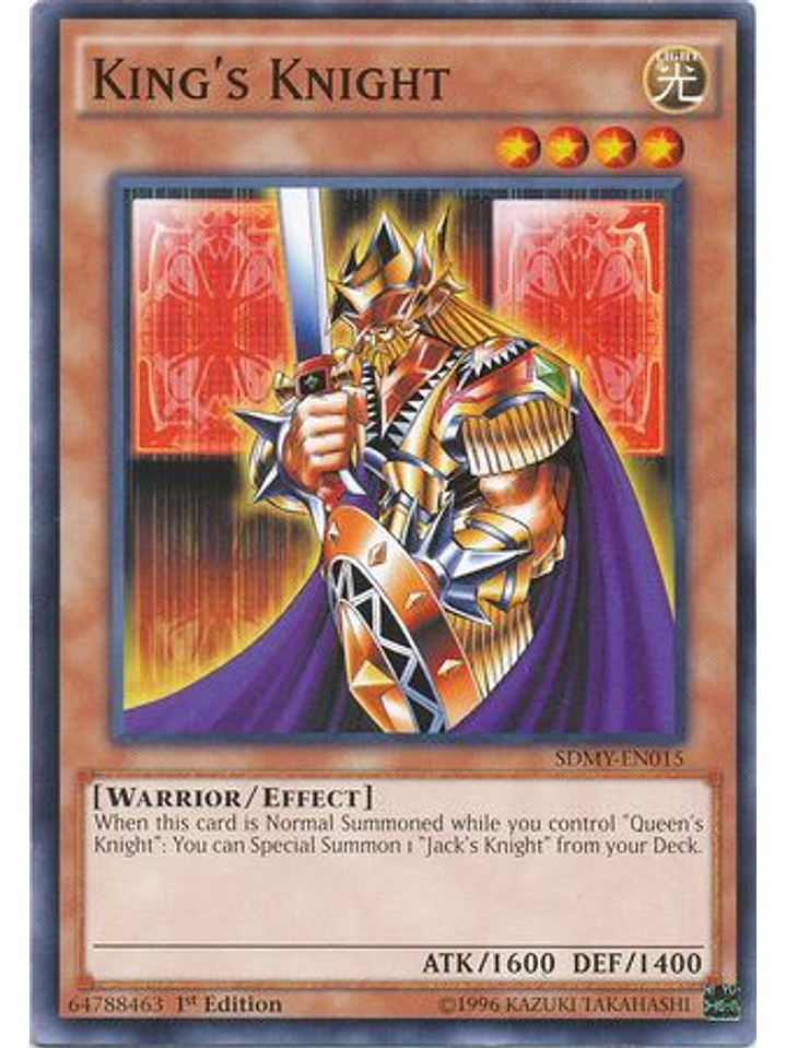 King's Knight - SDMY-EN015 - Common 1st Edition 1