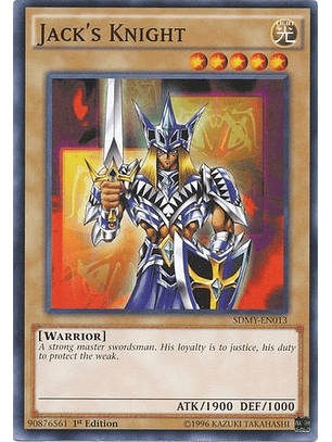 Jack's Knight - SDMY-EN013 - Common 1st Edition