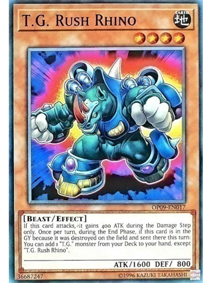 T.G. Rush Rhino - OP09-EN017 - Common 1