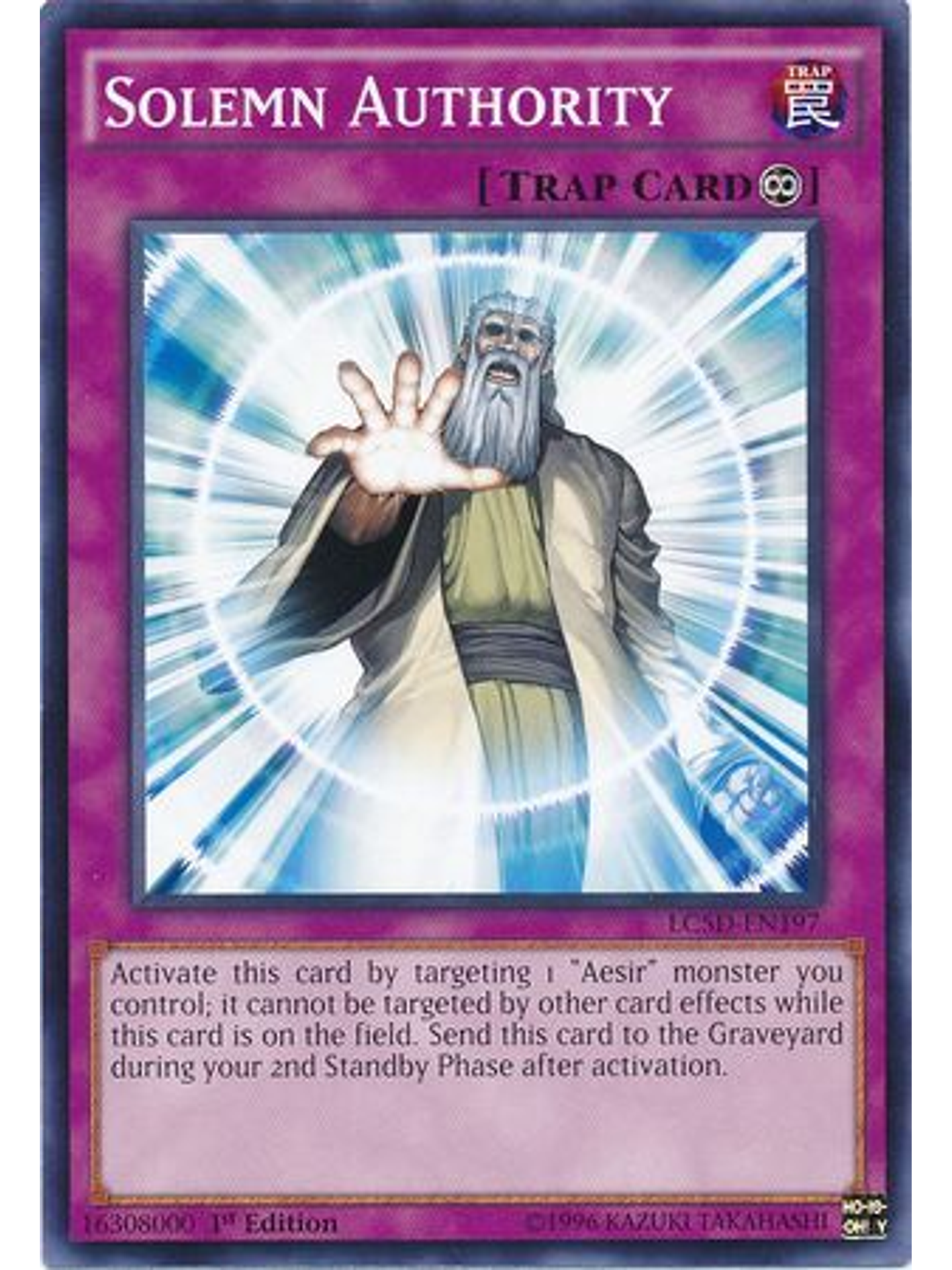 Solemn Authority - LC5D-EN197 - Common 1st Edition 1