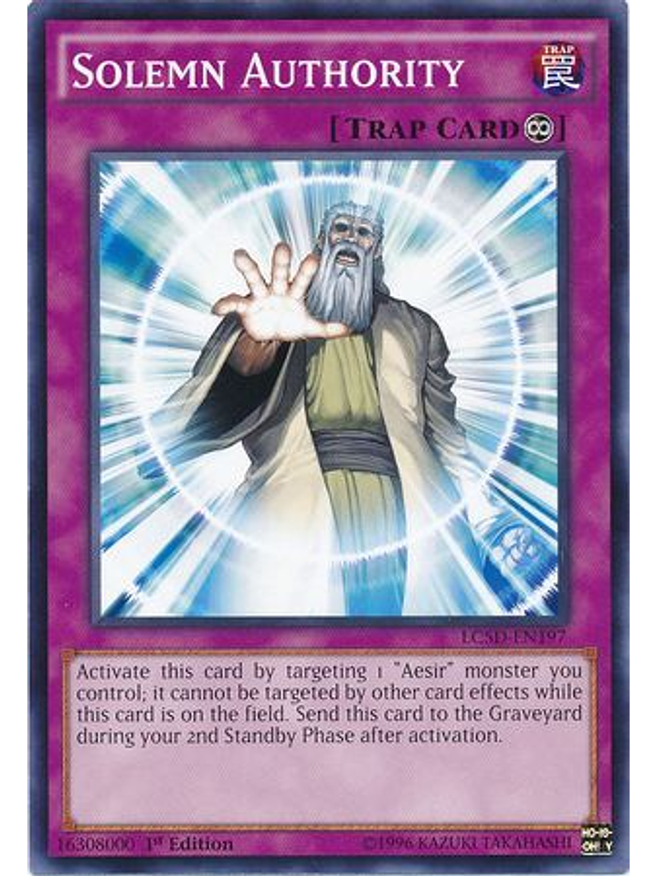 Solemn Authority - LC5D-EN197 - Common 1st Edition 1