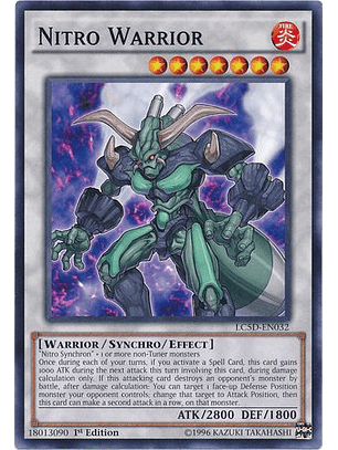 Nitro Warrior - LC5D-EN032 - Common 1st Edition