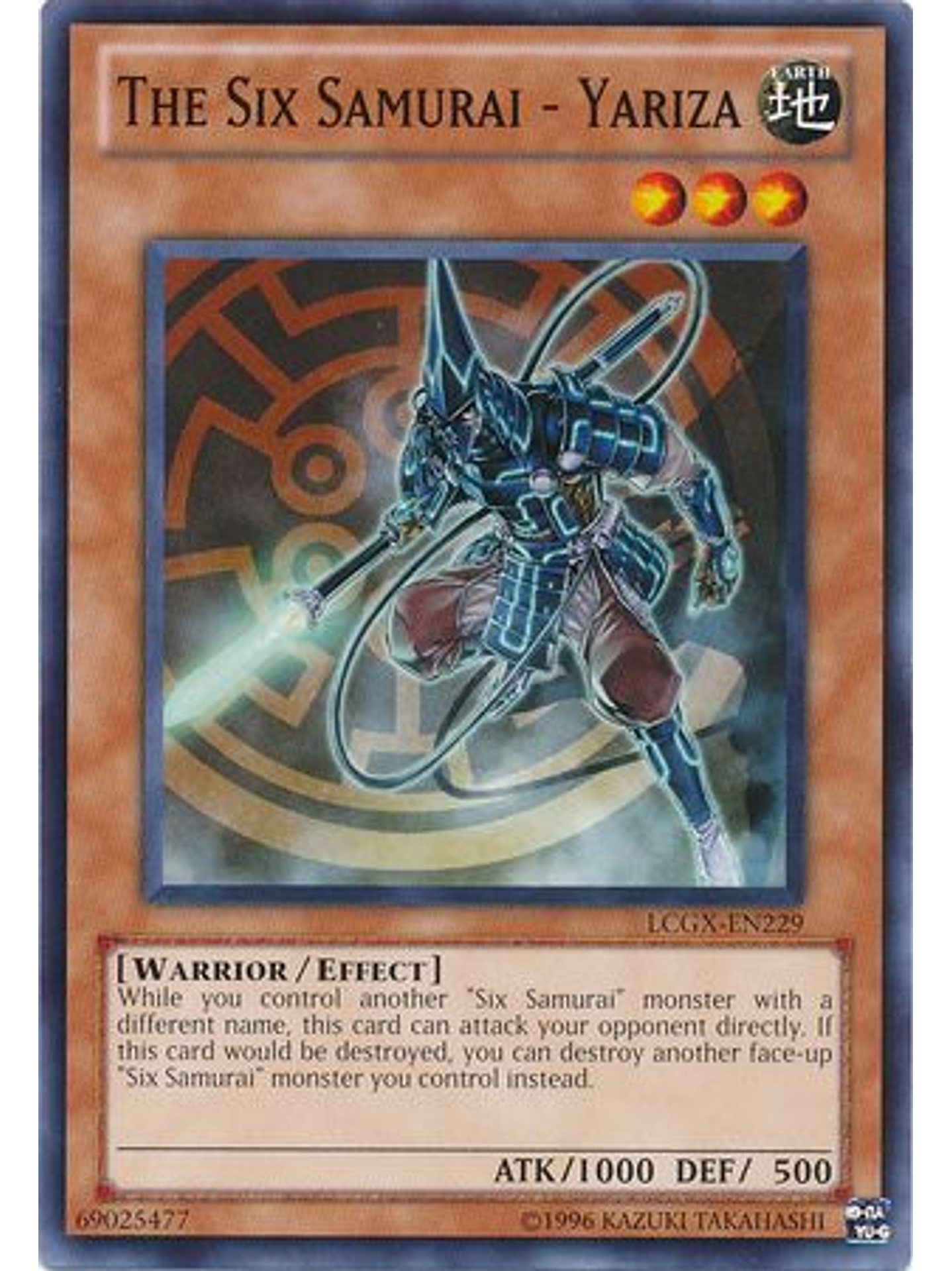 The Six Samurai - Yariza - LCGX-EN229 - Common Unlimited 1