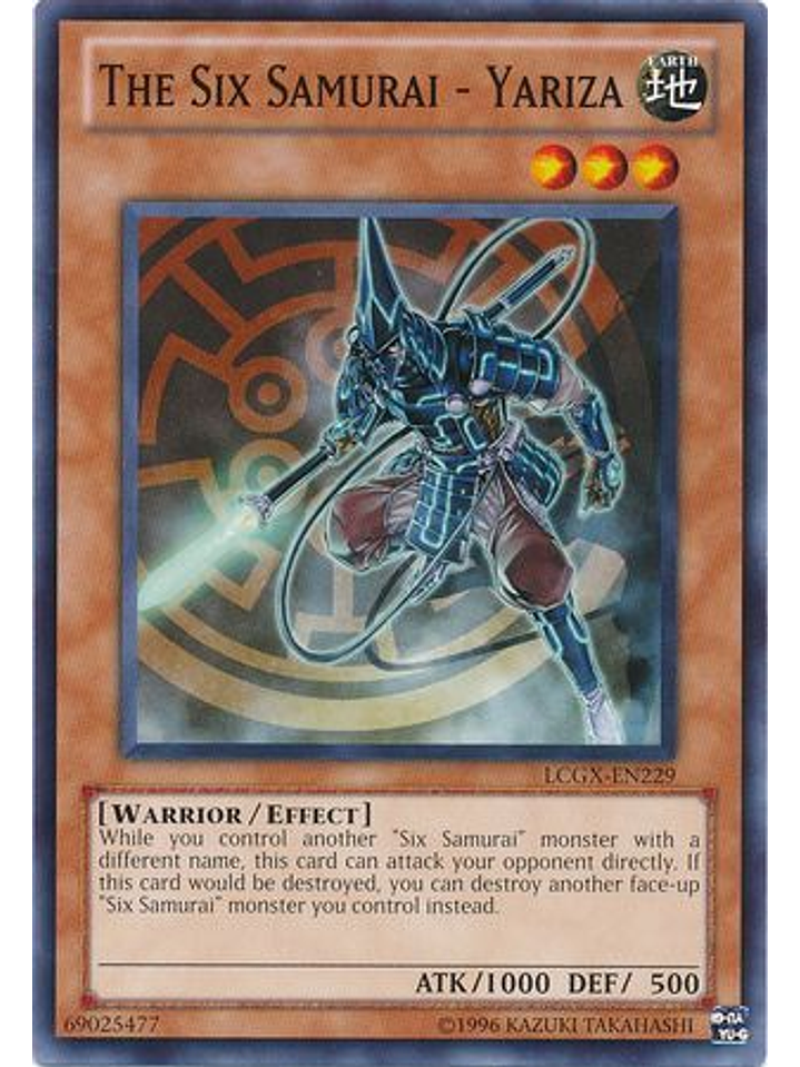 The Six Samurai - Yariza - LCGX-EN229 - Common Unlimited 1